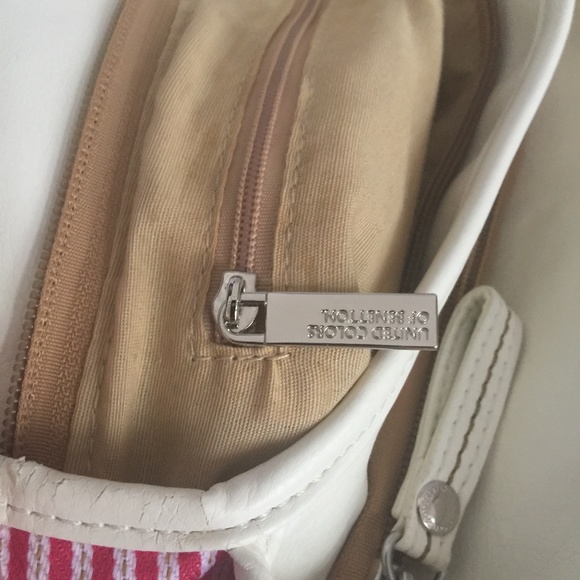 United Colors of Benetton Pink Striped Sailing Bag - Picture 6 of 8